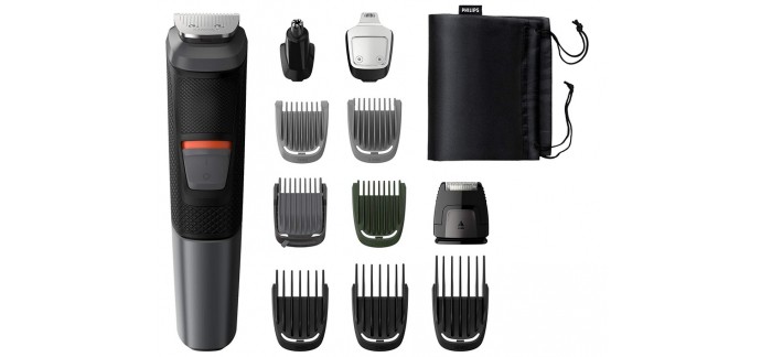 Amazon: Tondeuse Multi-Styles Philips MG5730/15 Series 5000 - 11-en-1 Barbe, Cheveux et Corps à 32,99€