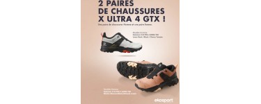 Ekosport: 2 paires de chaussures de trail Salomon à gagner