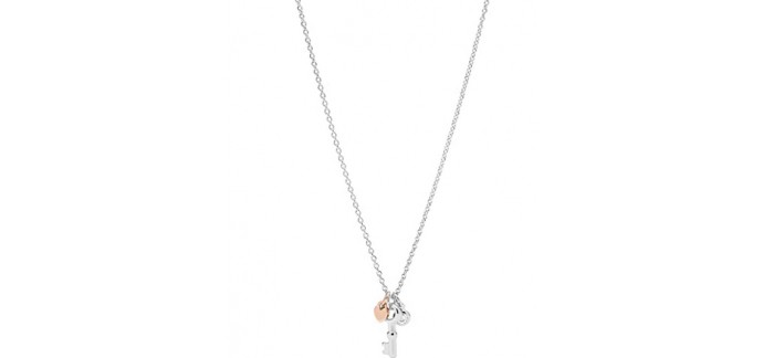 Amazon: Collier Fossil JFS00467998 en argent pour femme à 55,32€