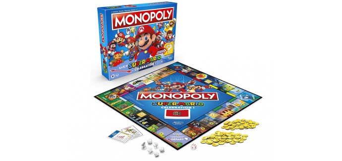 Amazon: Jeu de société Monopoly Super Mario Celebration à 27,38€