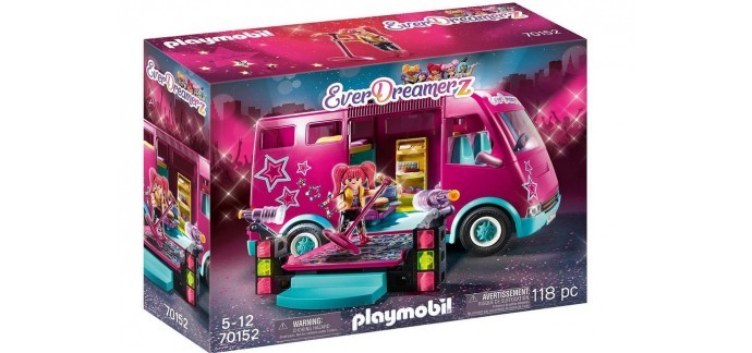 Amazon: Playmobil Everdreamerz Bus de Tournée - 70152 à 32,39€