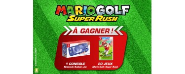 Le Journal de Mickey: 1 console Nintendo Switch Lite, des jeux vidéo Switch "Mario Golf : Super Rush" à gagner