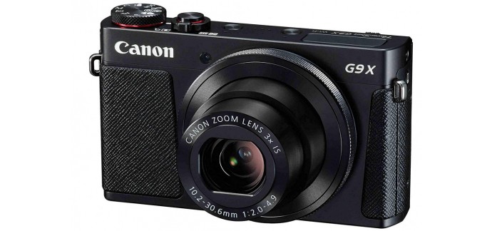 Amazon: Appareil photo numérique compact Canon Powershot G9 X Mark II - Noir à 349€