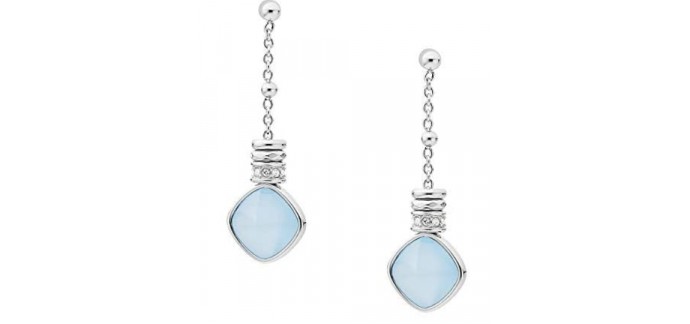 Amazon: Boucles d'oreilles Fossil en acier inoxydable - 32012527 à 27€