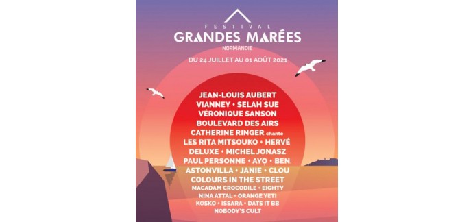 FranceTV: Des billets pour le Festival Grandes Marées en Baie du Mont-Saint-Michel à gagner