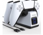 Amazon: Station de Chargement Heystop compatible manettes PS5 à 15,99€