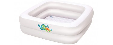 Amazon: Baignoire gonflable carrée Bestway 51116 pour bébé à 15,56€