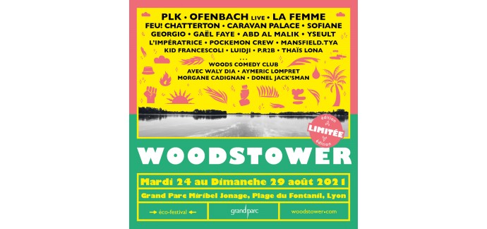 MTV: Des invitations pour le festival "Woodstower" du 24 au 29 aout à Lyon à gagner