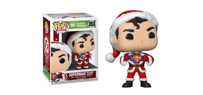 Amazon: Figurine Funko Pop Heroes DC Holiday - Superman w/Sweater à 6€