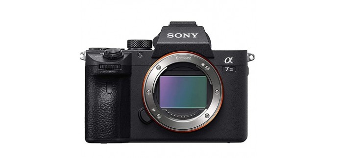Amazon: Appareil Photo Numérique Hybride Sony Alpha 7 III Plein Format (Boîtier nue) à 1849€ 