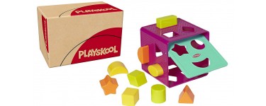 Amazon: Jouet bébé Playskool Cube de tri de Formes à 3,99€