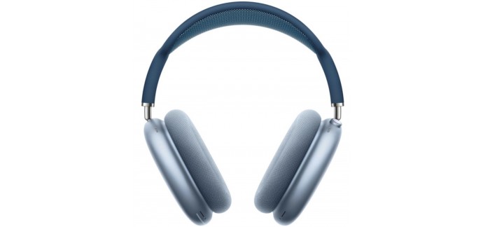 Amazon: Casque audio à réduction de bruit Apple Airpods Max Bleu à 475€