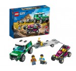 Amazon: LEGO City Le Transport du Buggy de Course - 60288 à 18,90€
