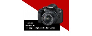 Rakuten: 1 appareil photo Reflex Canon avec un objectif EF-S 18-55 mm à gagner