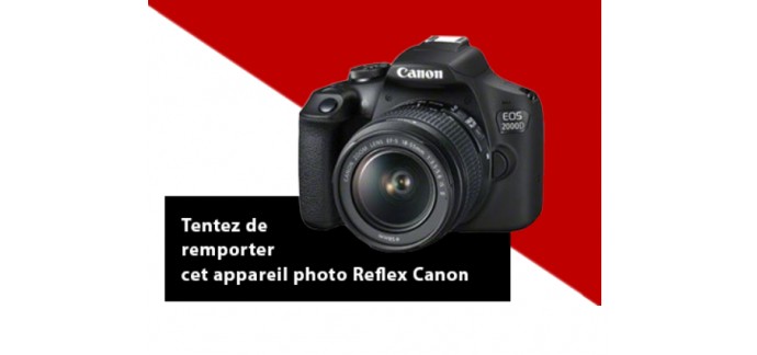 Rakuten: 1 appareil photo Reflex Canon avec un objectif EF-S 18-55 mm à gagner