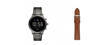 Amazon: Montre connectée Fossil FTW4024 pour homme + Bracelet de montre en cuir à 197,15€