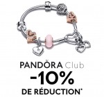 Pandora: 10% de réduction sur votre commande pour les membres du Pandora Club
