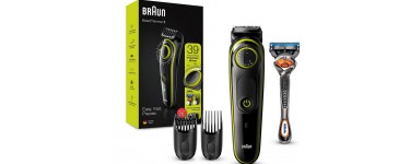 Amazon: Tondeuse électrique Barbe et Cheveux Braun BT3241 - 39 Réglages De Longueur à 37,05€