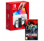 Auchan: Console Nintendo Switch OLED Joy-Con Blanc + Metroid Dread à 359,99€