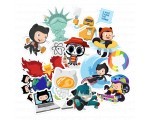Sticker Mule: Pack d'échantillons de stickers, d'étiquettes et de magnets pour seulement 1€ livraison comprise