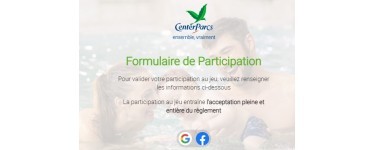Aubert: 1 séjour à Center Parcs en week-end 3 nuits ou en mid-week 4 nuits à gagner