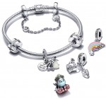 Pandora: 1 bracelet + 2 clips + 1 charme de votre choix à 99€