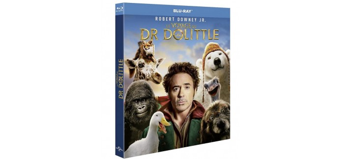 Amazon: Le Voyage du Dr Dolittle en Blu-Ray à 6,99€