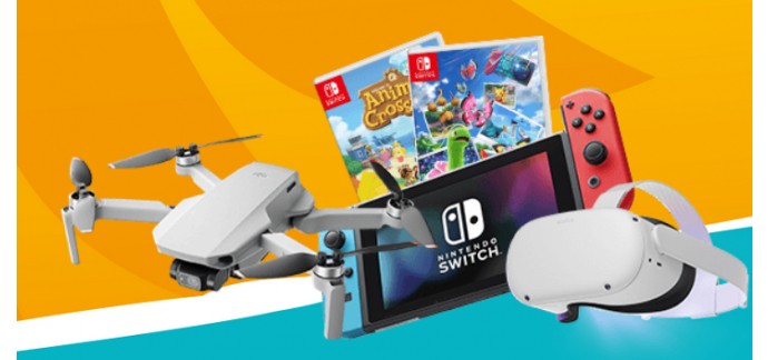 Jeux-Gratuits.com: 1 drone DJI Mini 2, 1 console Switch + 2 jeux , 1 casque VR Oculus Quest 2 à gagner
