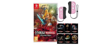 Auchan: Jeu Hyrule Warriors sur Nintendo Switch + Manette iiCon Pinki  + Set 6 cartes postales à 49,99€
