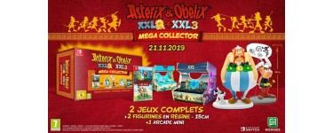 Micromania: Jeu Asterix Xxl 3 Le Menhir De Cristal Edition Mega Collector sur Nintendo Switch