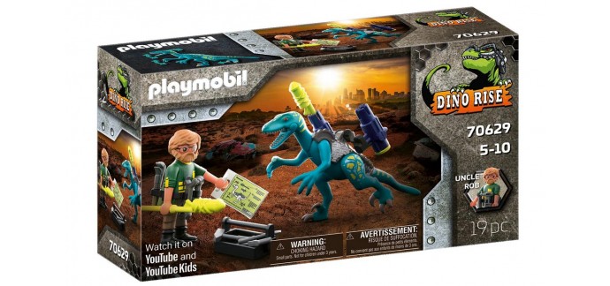 Amazon:  Playmobil Dino Rise Deinonychus - 70629 à 8,95€