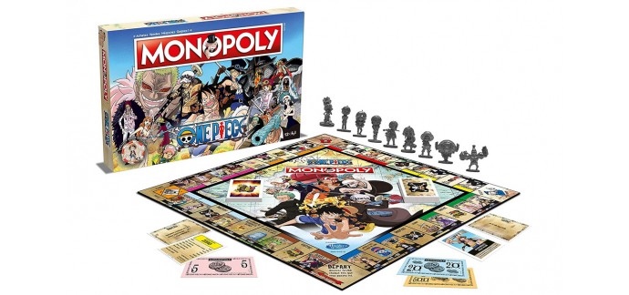 Amazon: Jeu de société Monopoly One Piece à 16,43€