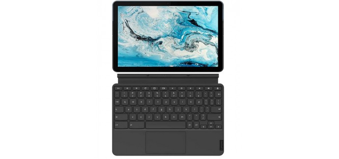 Amazon: Pc portable 10,1" 2en1 Lenovo Chromebook IdeaPad Duet - FHD, 4Go RAM, 128Go eMCP, Azerty à 269€