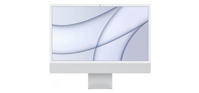 Fnac: Nouveau Apple iMac 24" 512 Go SSD 8 Go RAM Puce M1 CPU 8 cœurs GPU 8 cœurs Argent à 1795,99€