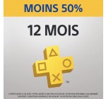 Playstation Store: 50% de remise sur l'abonnement de 12 mois à PlayStation Plus