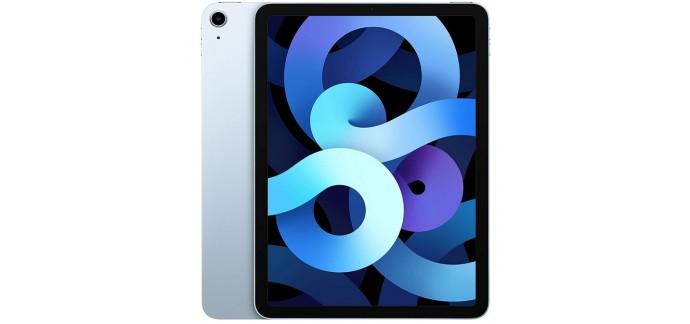 Amazon: Tablette Apple iPad Air 4ᵉ génération (10,9 Pouces, Wi-FI, 256 Go, Ciel) à 615,20€