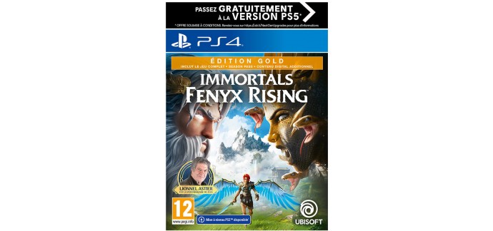 Micromania: Jeu Immortals Fenyx Rising - Gold Edition sur PS4 (Mise à Jour PS5 disponible)  à 39,99€