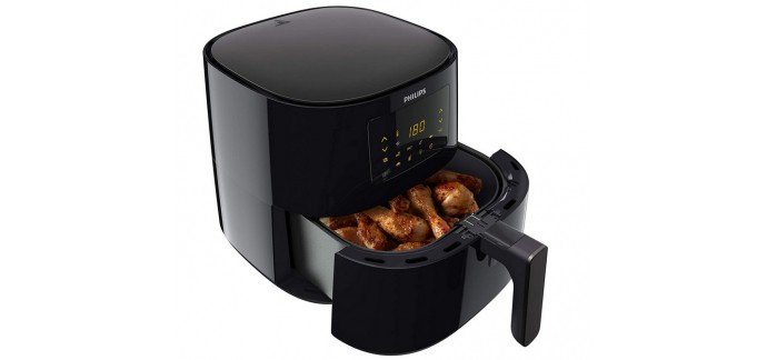 Amazon: Friteuse Airfryer Philips HD9280/90 Essential XL Connecté - Noir à 169,99€