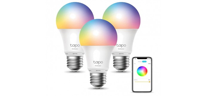 Amazon: Ampoule LED Connectée TP-Link Tapo L530E (Lot de 3) à 24,80€