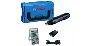 Amazon: Visseuse sans-fil Bosch GO 2.0 (avec set 25 embouts, câble de charge, L-BOXX Mini) à 71,57€