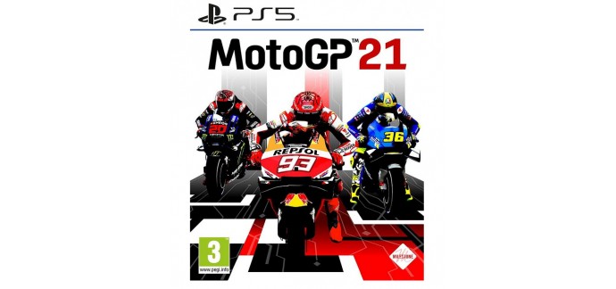 Amazon: MotoGP 21 sur PS5 à 39,99€