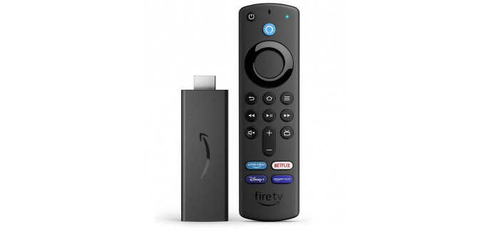 Amazon: Passerelle multimédia Amazon Fire TV Stick avec télécommande vocale Alexa (Modèle 2021) à 30,99€