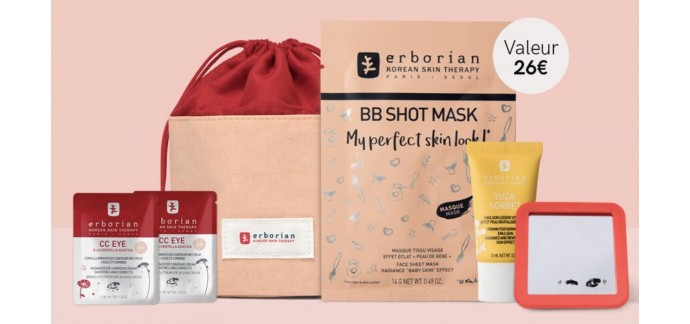 Erborian: Une routine soin "no make-up" offerte dès 75€ d'achat