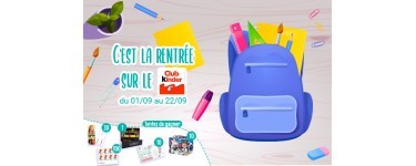 Kinder: 1 box Détox digitale + des coffrets "Ma routine de sortie" + divers cadeaux à gagner