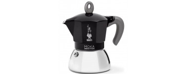 Amazon: Cafetière Bialetti New Moka à Induction - 6 tasses, Noir à 29,99€