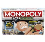 Amazon: Jeu de société Monopoly Faux billets (inclut décodeur de M. Monopoly) à 6,11€