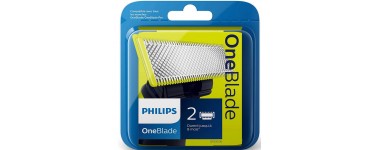 Amazon: Lot de 2 lames de Remplacement Philips Oneblade QP230/50 à 14,99€