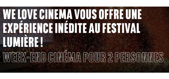 BNP Paribas: 1 séjour pour 2 personnes à Lyon pour assister au Festival Lumière à gagner