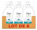 Amazon: Crème Savon Liquide Dove Pompe Parfum Dove Orginal (Lot de 6x250ml) à 9,09€