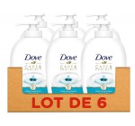 Amazon: Crème Savon Liquide Dove Pompe Parfum Dove Orginal (Lot de 6x250ml) à 9,09€